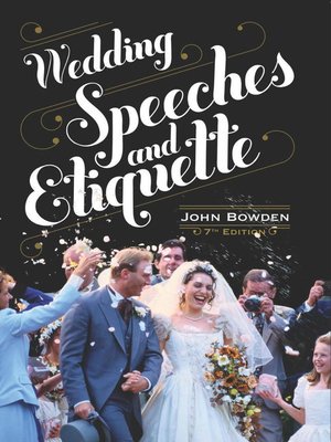 cover image of Wedding Speeches and Etiquette